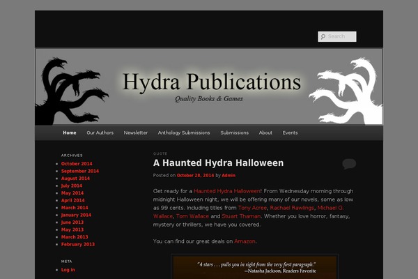 Twenty Eleven theme site design template sample