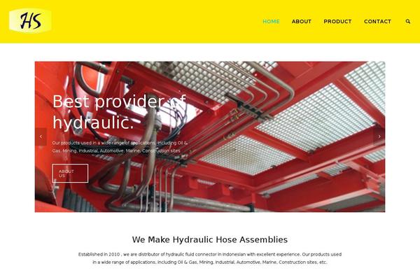 Oshine theme site design template sample