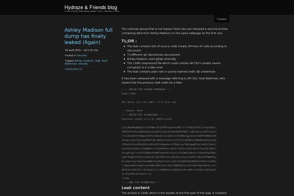 ChaosTheory theme site design template sample