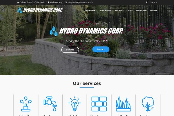 Highend Child theme site design template sample