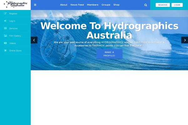 Site using Buddyboss-wall plugin