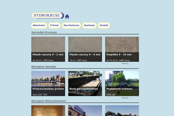 Baris theme site design template sample