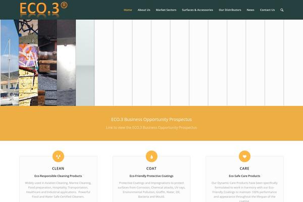 Enfold theme site design template sample
