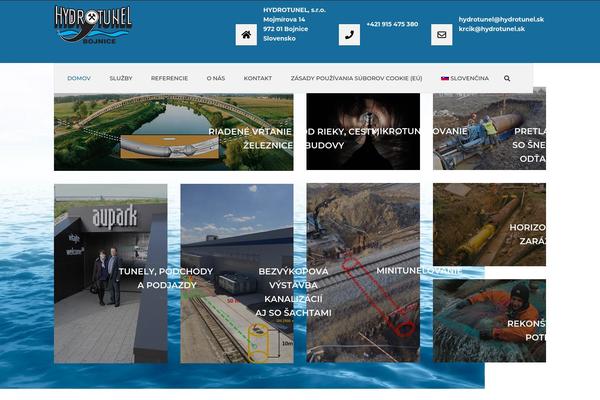 Constructo theme site design template sample