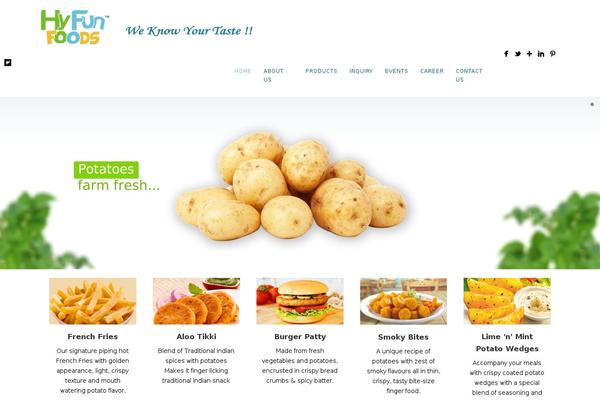 Story theme site design template sample
