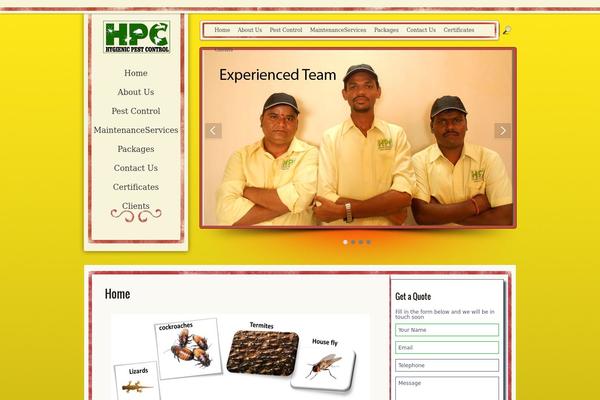 hygienic.in site used Cookingbook