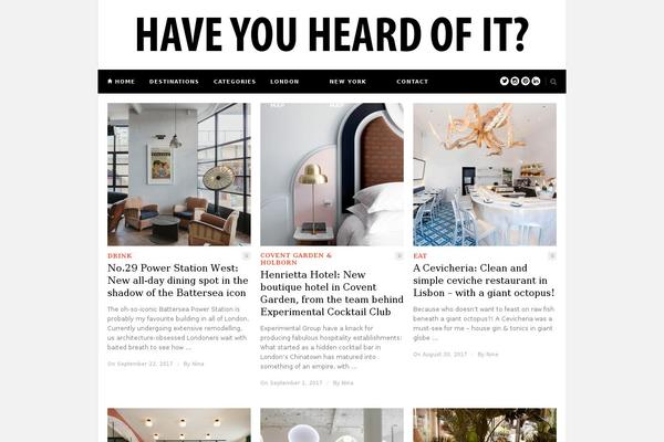Hickory theme site design template sample