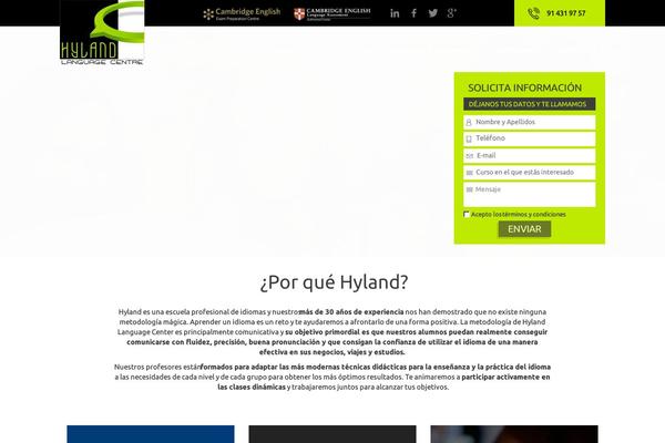 Site using TablePress plugin