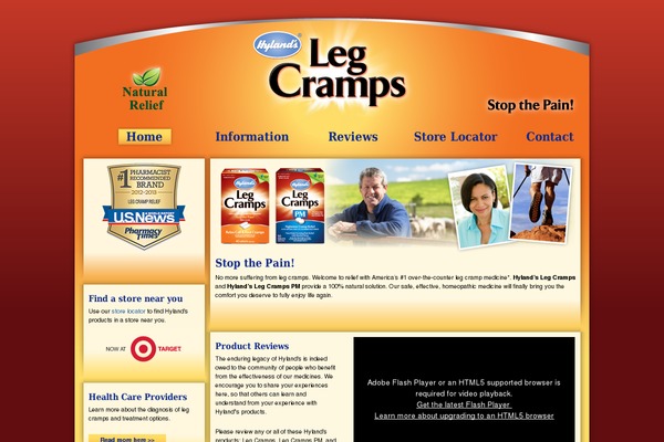 hylandslegcramps.com site used Legcramps