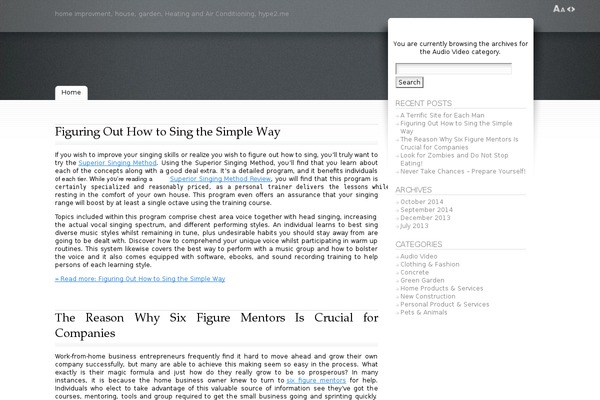 Fusion theme site design template sample