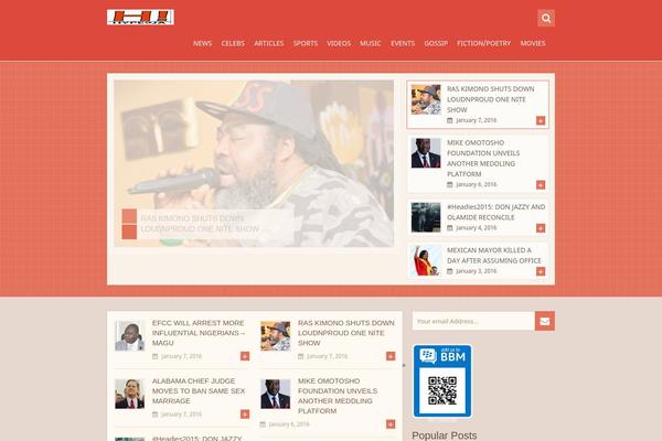 Repose theme site design template sample