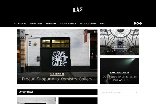 Hickory theme site design template sample