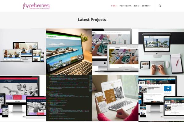 Salient theme site design template sample