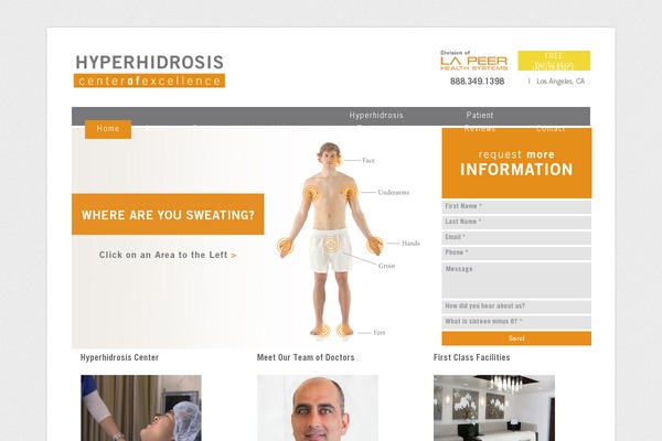 hyperhidrosismd.com site used Lapeer-theme