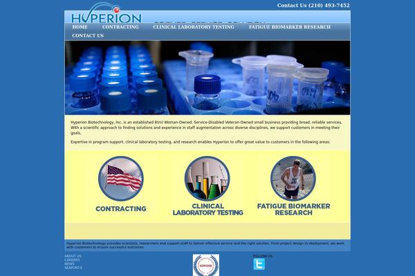 hyperionbiotechnology.com site used Wd-negocio