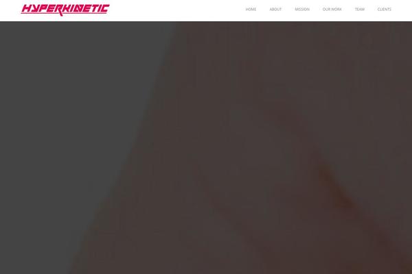 Visia theme site design template sample