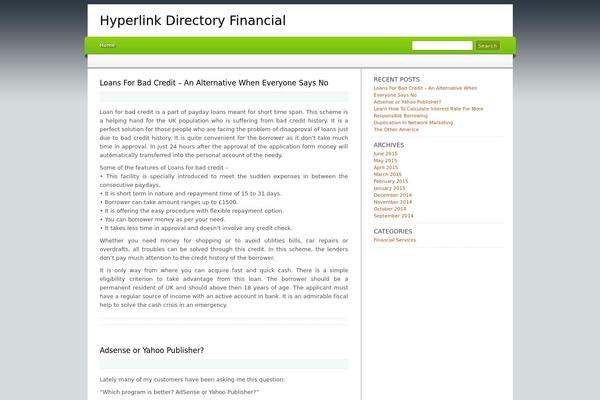 Tmp theme site design template sample