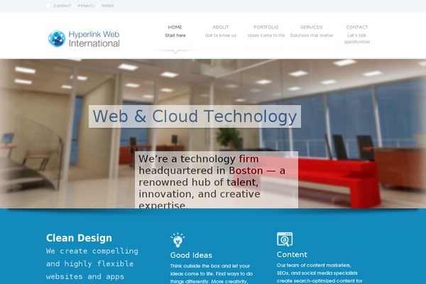 Yalin theme site design template sample