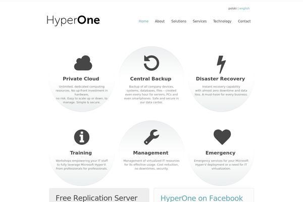 Trace theme site design template sample