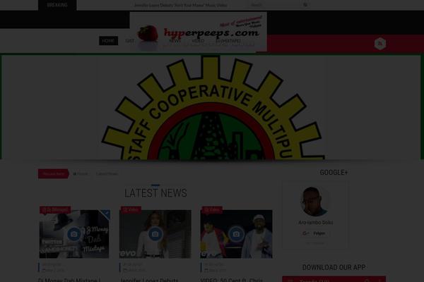 Qoxag theme site design template sample