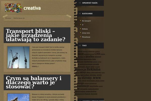 Deviant theme site design template sample