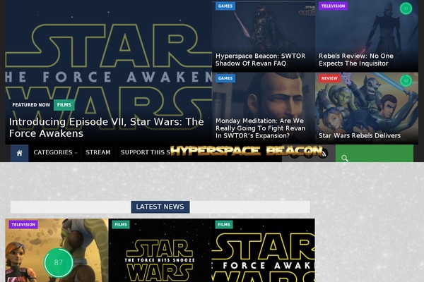 Nadia theme site design template sample