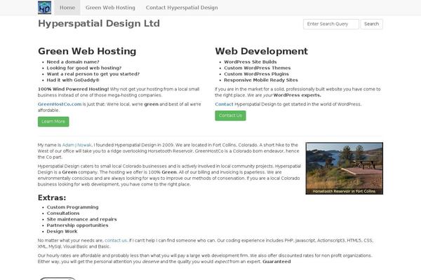 Terra theme site design template sample