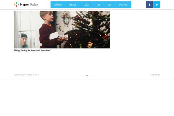 SociallyViral theme site design template sample