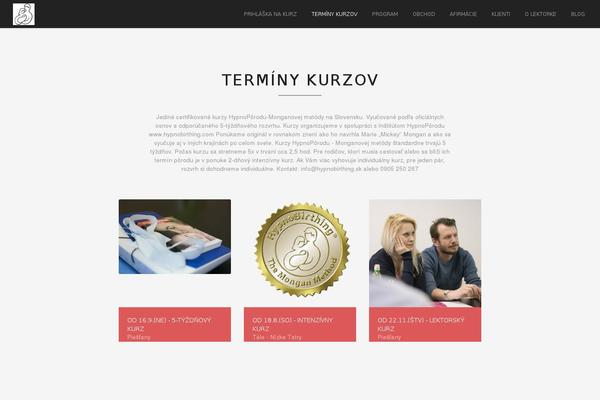 Hb theme site design template sample