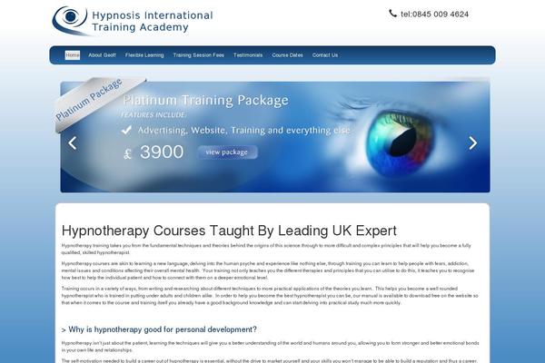 hypnosisinternationaltraining.com site used Bootstrap-to-wp
