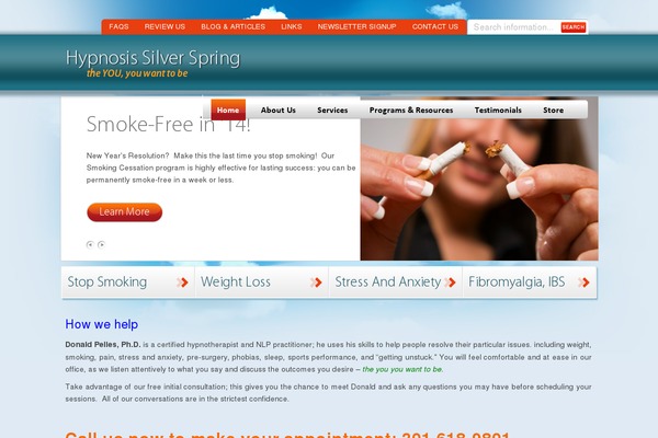 hypnosissilverspring.com site used Hypnosis