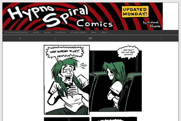 hypnospiralcomic.com site used Inkblot-master