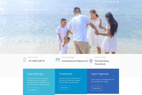Medical-clinic theme site design template sample