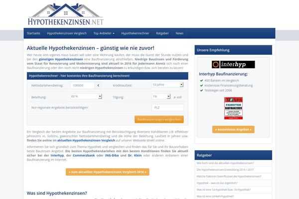 hypothekenzinsen.net site used Msm