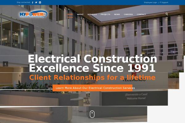 Construction-child theme site design template sample