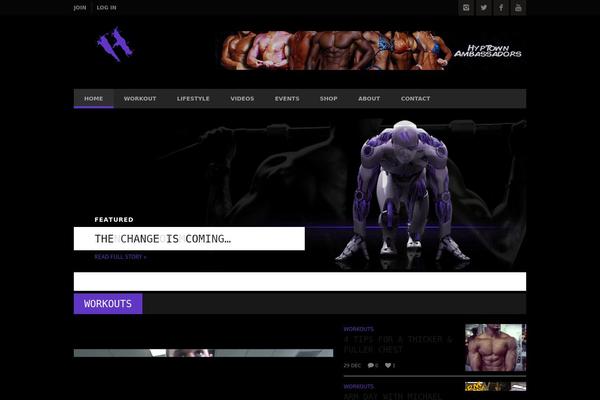 BUCKET theme site design template sample