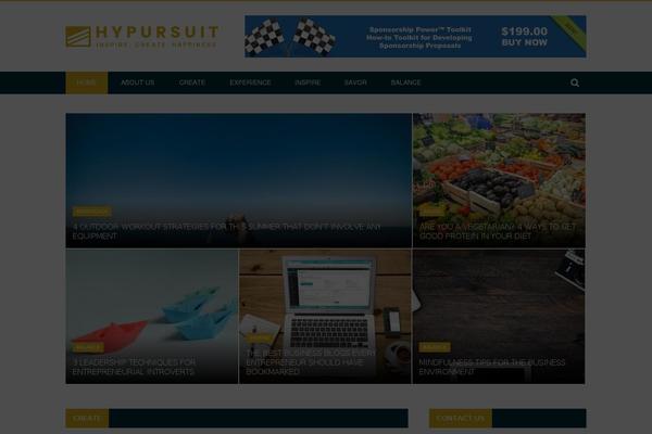 The Fox theme site design template sample