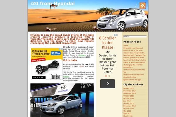 i20 theme websites examples