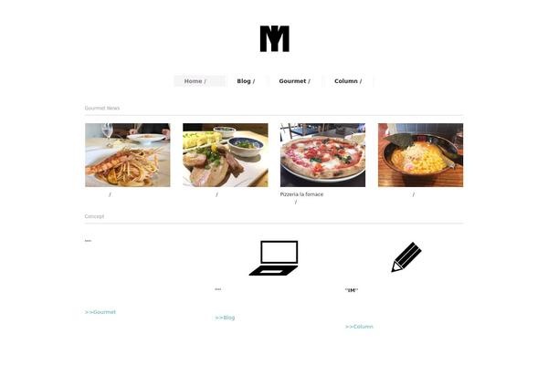 Bomber theme site design template sample