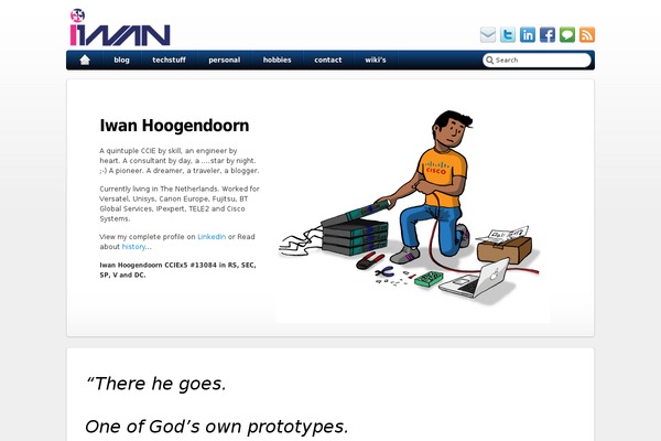 Iblogpro theme site design template sample