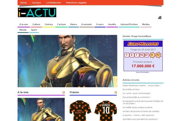 MesoColumn theme site design template sample