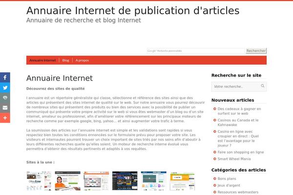 i-annuaire.net site used WP Macchiato