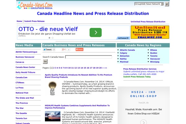 i-canada-news.com site used Investors-newswire