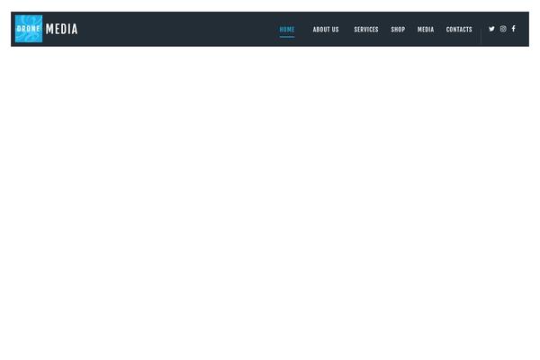 Drone-media theme site design template sample