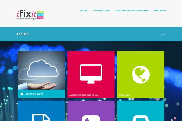 Mana theme site design template sample