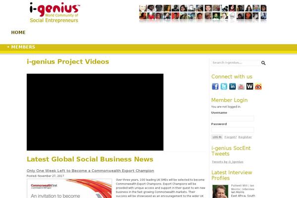 i-genius.org site used Reizend