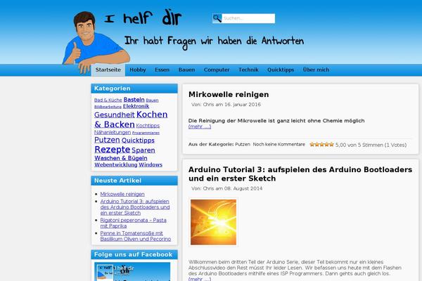 Site using Sociable plugin