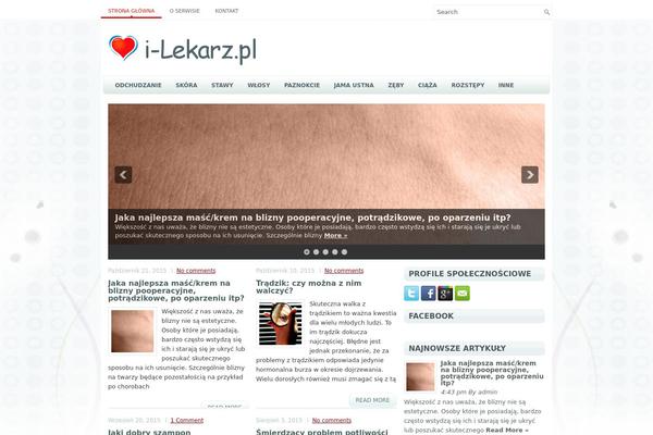 HealthPress theme site design template sample