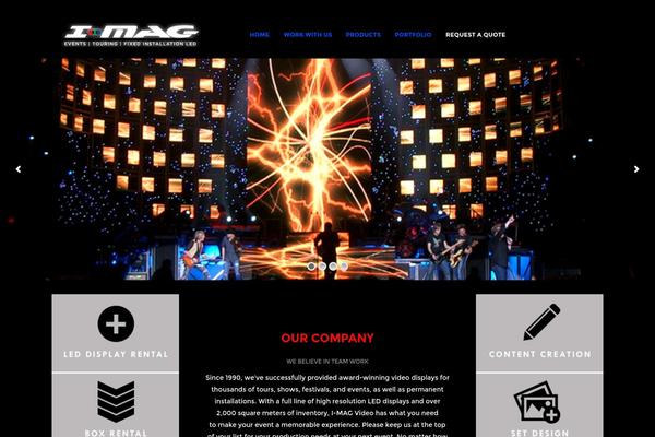 Magnium theme site design template sample