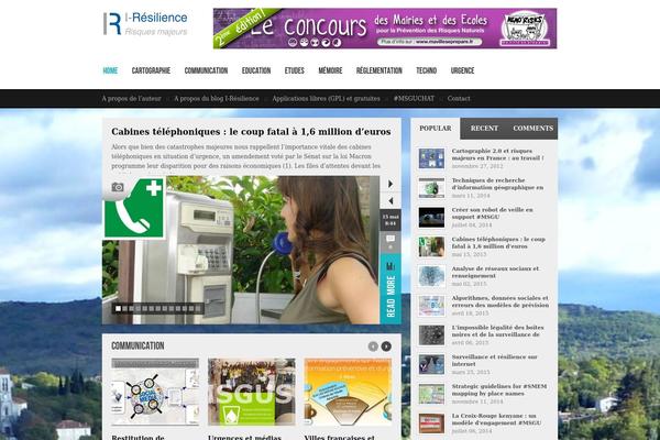 Next Magazine theme site design template sample
